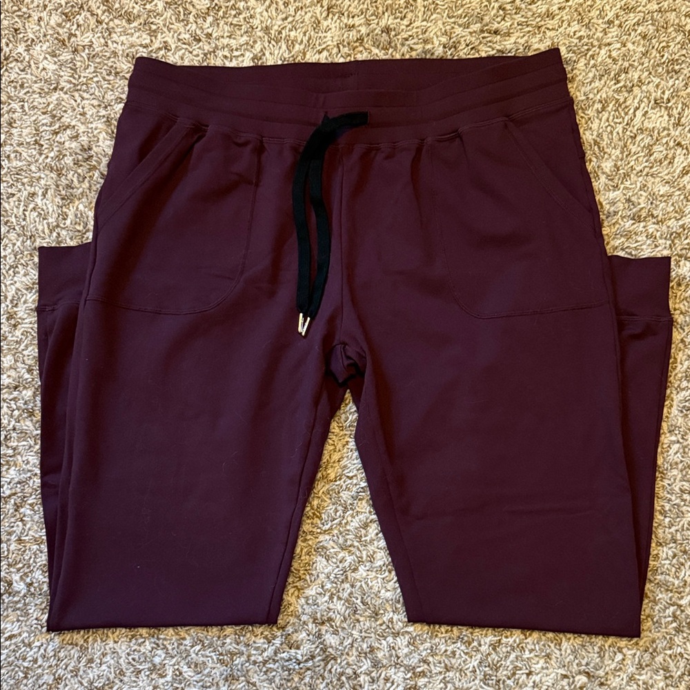 Burgundy Zyia Joggers